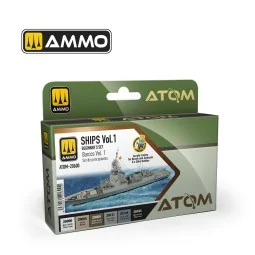 ATOM Beginners Set: Ships Vol.1 - AMMO by MIG Jimenez ATOM-20600