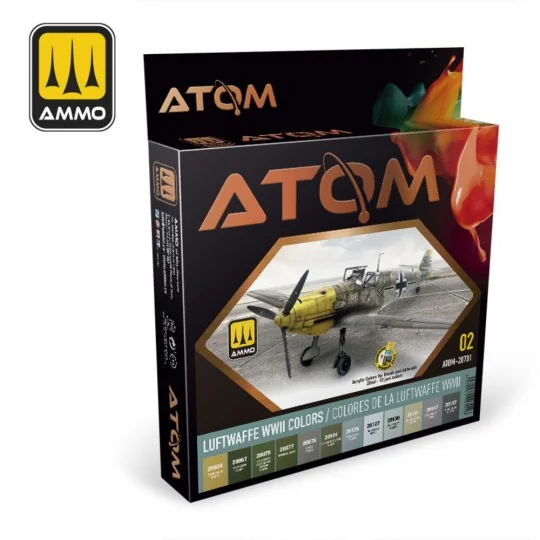 ATOM-Luftwaffe WWII Colors - AMMO by MIG Jimenez ATOM-20701