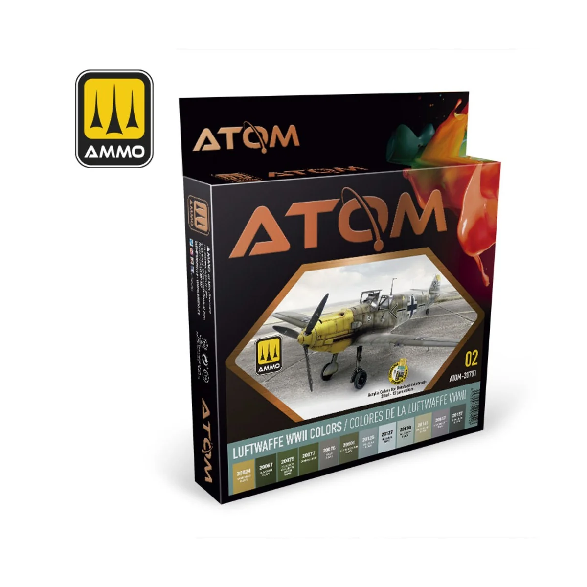 ATOM-Luftwaffe WWII Colors - AMMO by MIG Jimenez ATOM-20701