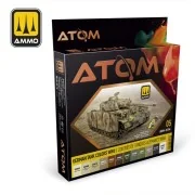 ATOM-German Tank Colors WWII - AMMO by MIG Jimenez ATOM-20704 ATOM-German Tank Colors WWII - AMMO by MIG Jimenez ATOM-20704