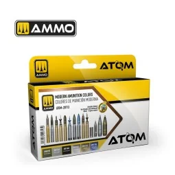 ATOM Modern Amunition Colors Set - AMMO by MIG Jimenez ATOM-20713