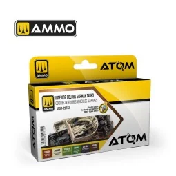ATOM Interior Colors German Tanks Set - AMMO by MIG Jimenez ATOM-20722