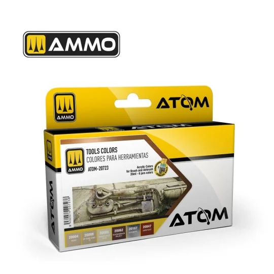 ATOM Tools Colors Set - AMMO by MIG Jimenez ATOM-20723