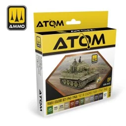 ATOM TIGER I COLORS (1942-1945) Set - AMMO by MIG Jimenez ATOM-20729