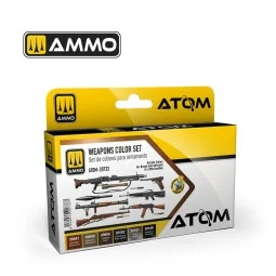 ATOM Weapons Color Set - AMMO by MIG Jimenez ATOM-20733