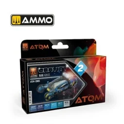 ATOM Gravity Set 2 -Blue - AMMO by MIG Jimenez ATOM-20805