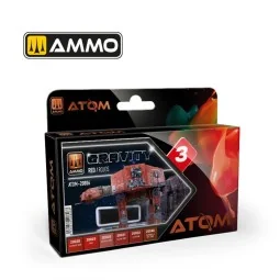 ATOM Gravity Set 3 -Red - AMMO by MIG Jimenez ATOM-20806