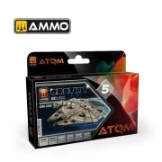 ATOM Gravity Set 5 - Grey - AMMO by MIG Jimenez ATOM-20808