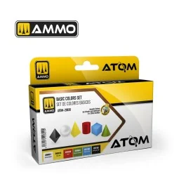 ATOM Basic Colors Set - AMMO by MIG Jimenez ATOM-20820