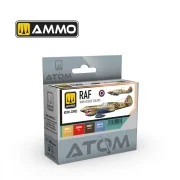 ATOM RAF WWII Desert Colors Set - AMMO by MIG Jimenez ATOM-20903