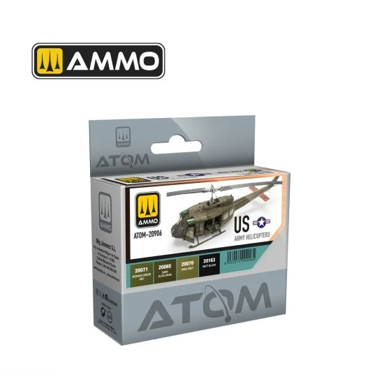 ATOM US Army Helicopters Set - AMMO by MIG Jimenez ATOM-20906