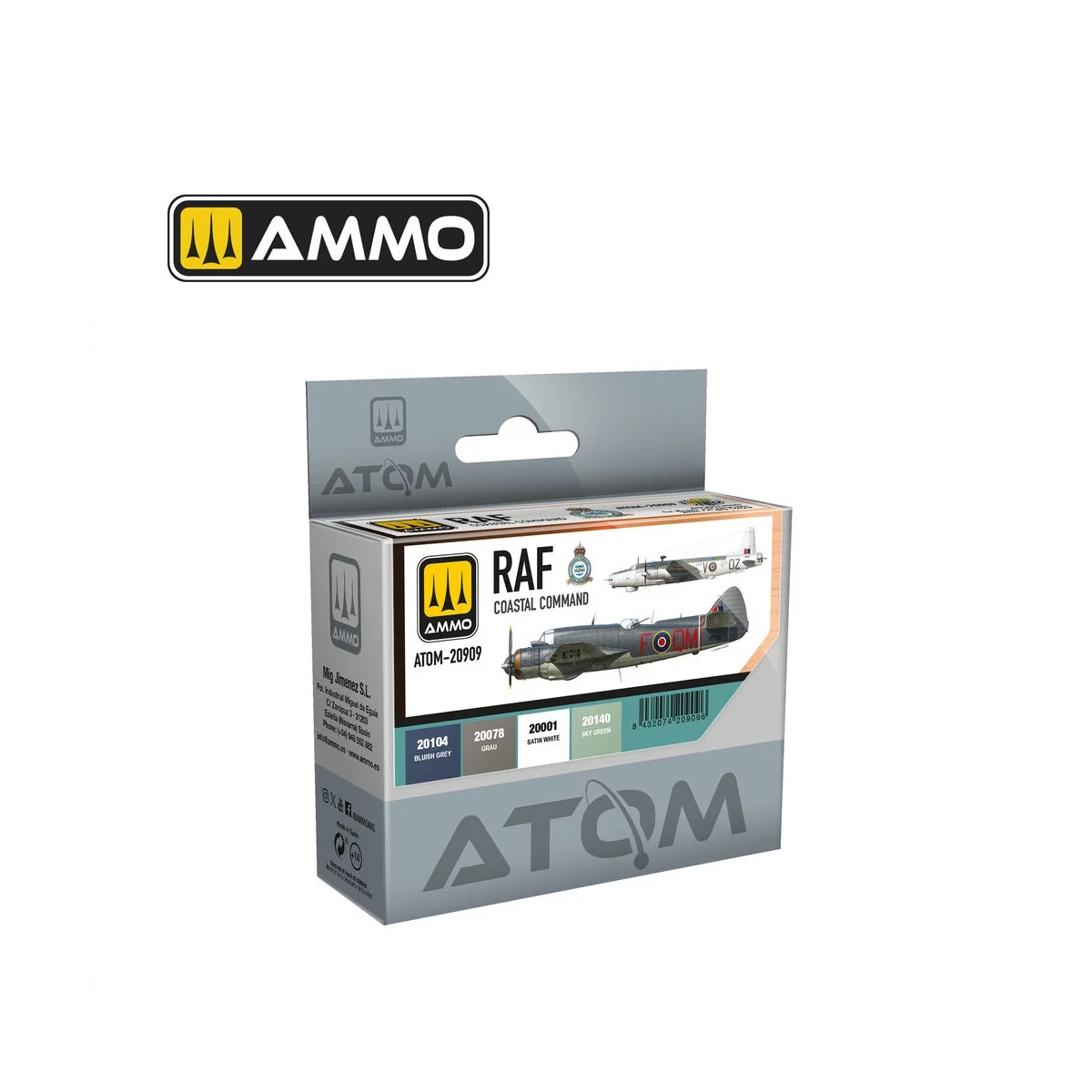ATOM RAF Coastal Command Set - AMMO by MIG Jimenez ATOM-20909