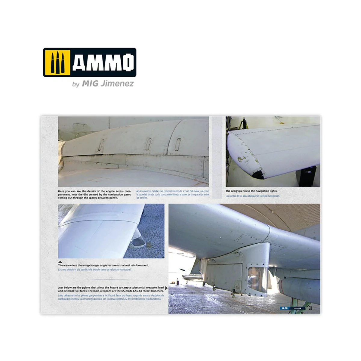 IA-58 Pucará - VISUAL MODELERS GUIDE (English, Castellano) - AMMO b...