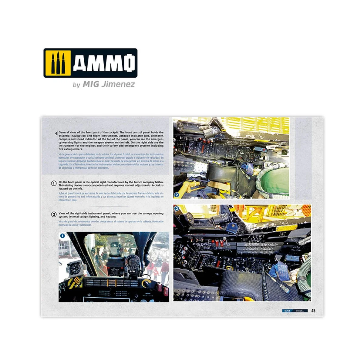 IA-58 Pucará - VISUAL MODELERS GUIDE (English, Castellano) - AMMO b...