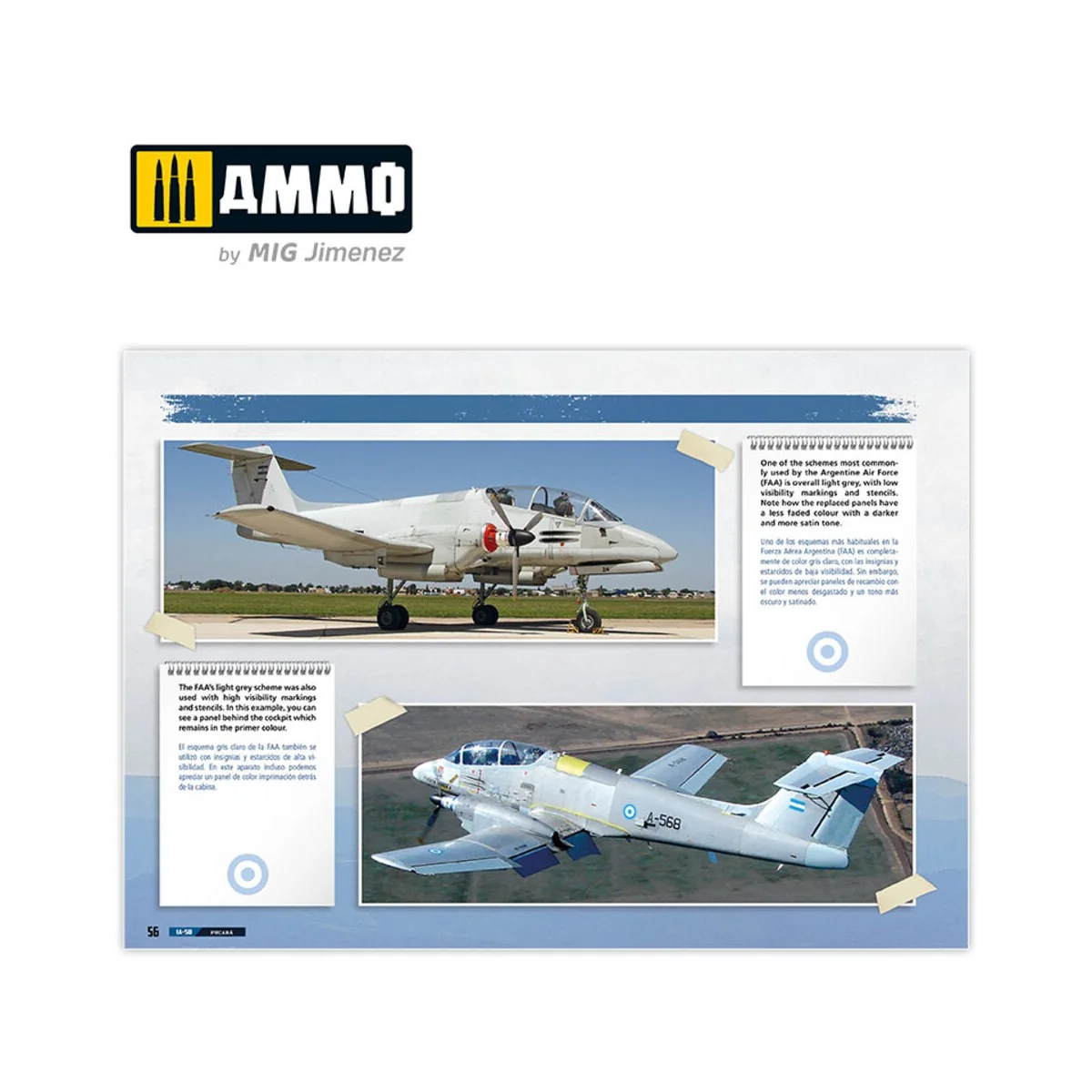 IA-58 Pucará - VISUAL MODELERS GUIDE (English, Castellano) - AMMO b...