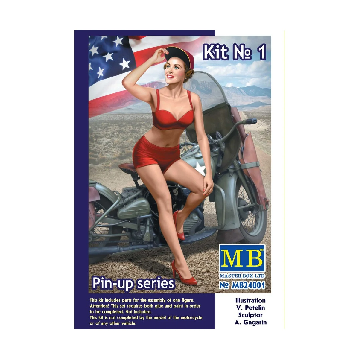Pin-up series,Kit No.1 Marylin - Master Box Ltd. 24001