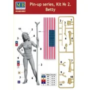 Pin-up series, Kit No.2 Betty - Master Box Ltd. 24002