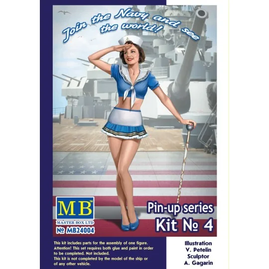 Pin-up series, Kit No.4 Suzie, 1/24 - Master Box Ltd. 24004