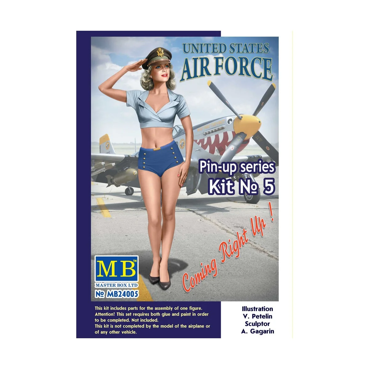 Pin-up series, Kit No.5 Patty, 1/24 - Master Box Ltd. 24005