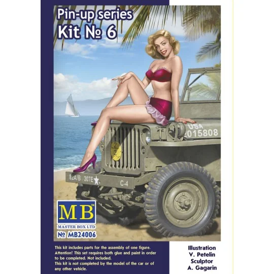 Pin-up series, Kit No.6 Samantha, 1/24 - Master Box Ltd. 24006
