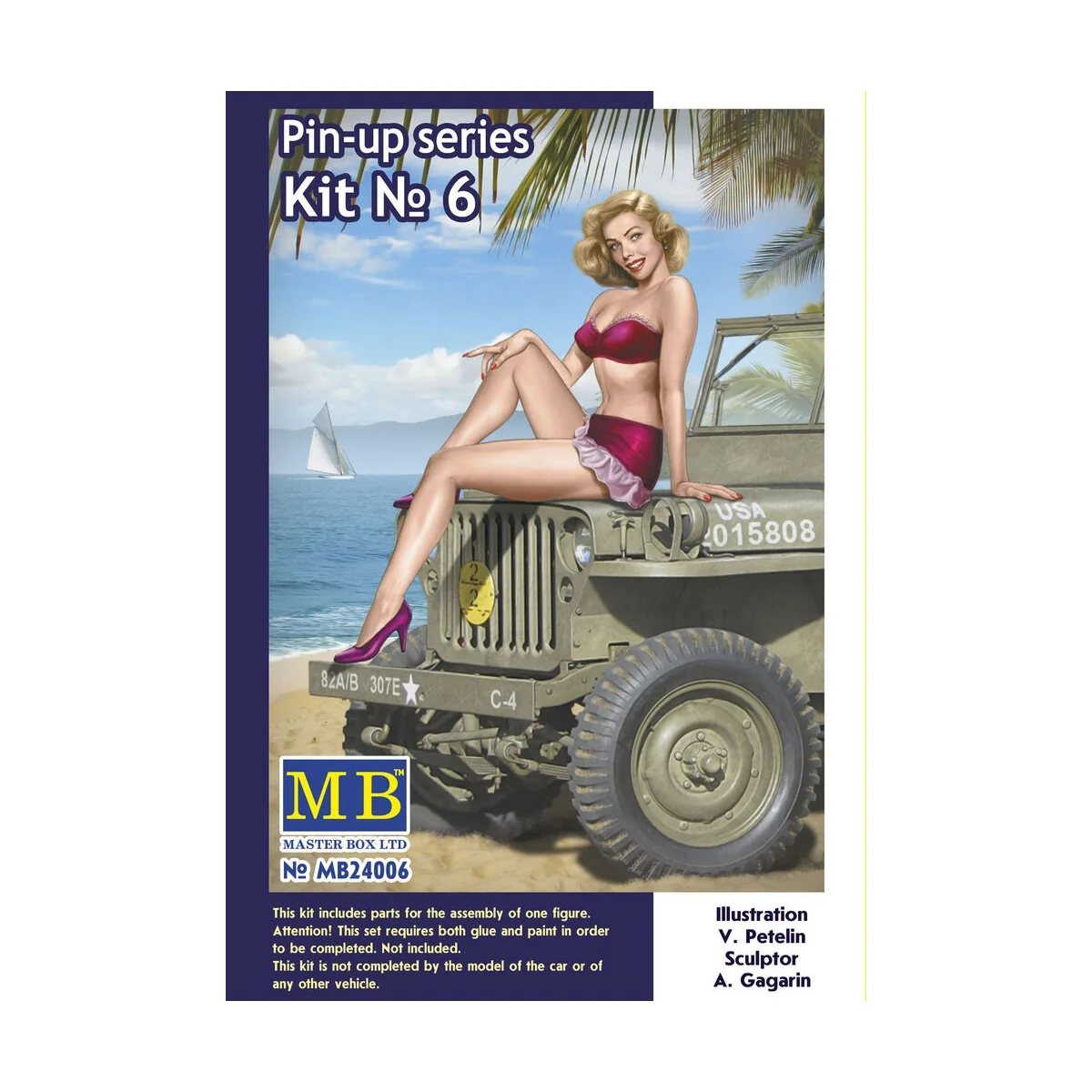 Pin-up series, Kit No.6 Samantha, 1/24 - Master Box Ltd. 24006