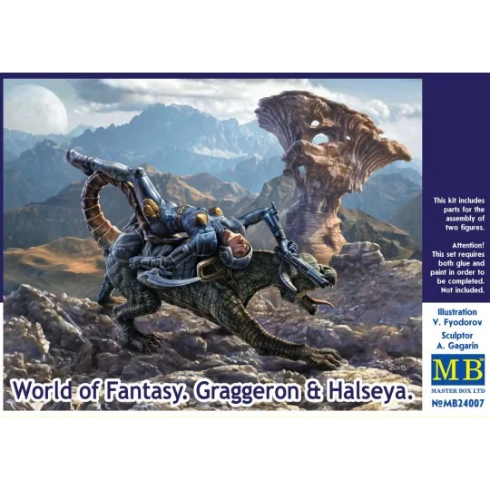 World of Fantasy.Graggeron & Halseya, 1/24 - Master Box Ltd. 24007