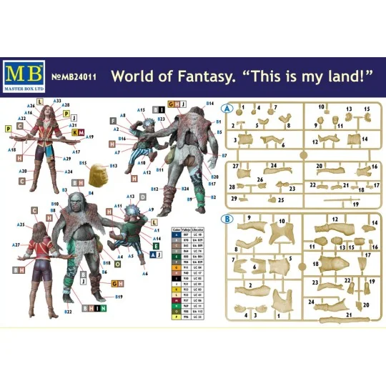 World of Fantasy.This is my land!, 1/24 - Master Box Ltd. 24011