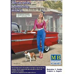 Pin-up series.A short stop.Kit No.1 - Master Box Ltd. 24015