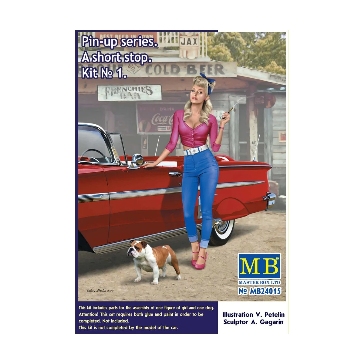 Pin-up series.A short stop.Kit No.1, 1/24 - Master Box Ltd. 24015
