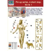 Pin-up series.A short stop.Kit No.1 - Master Box Ltd. 24015