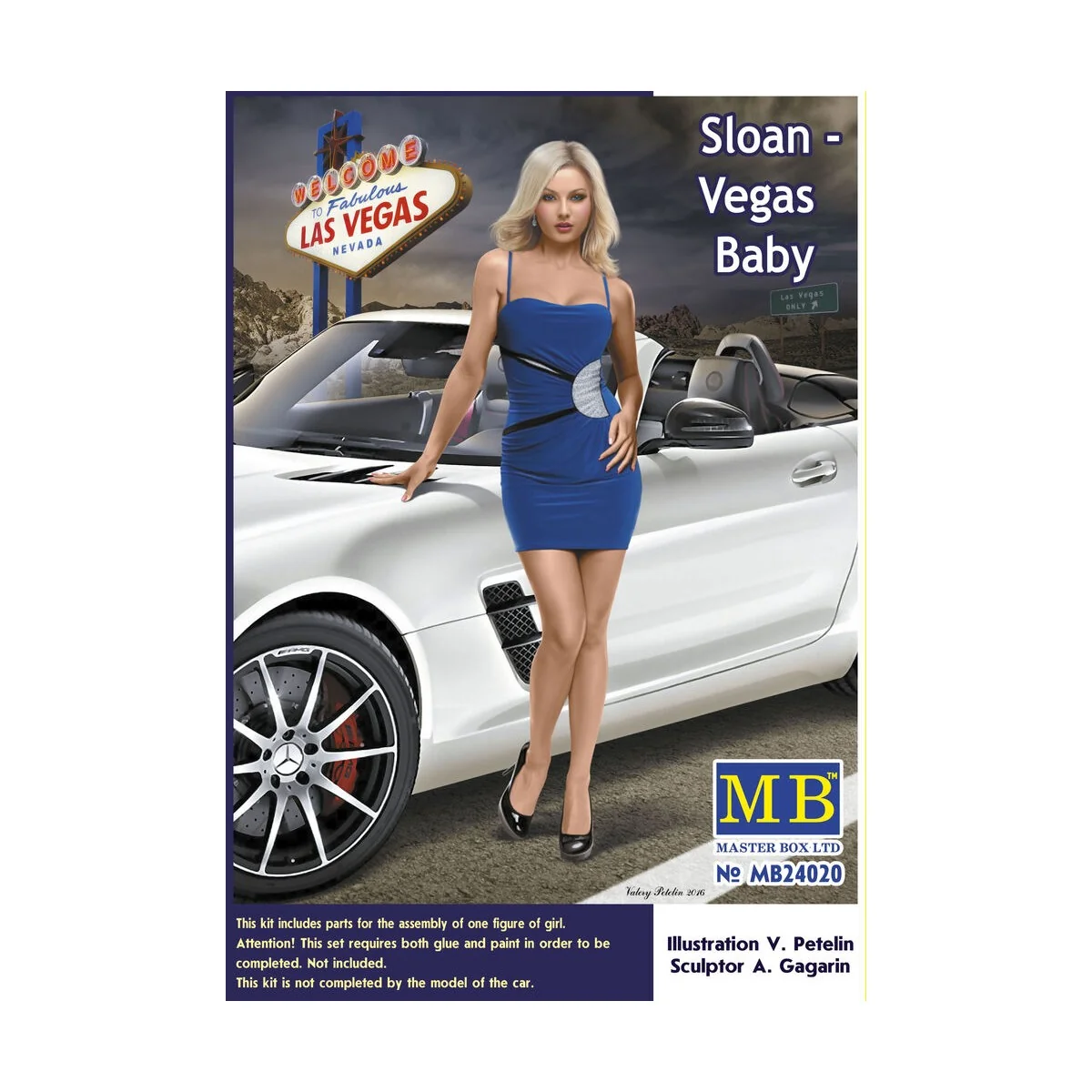 Sloan-Vegas Baby, 1/24 - Master Box Ltd. 24020