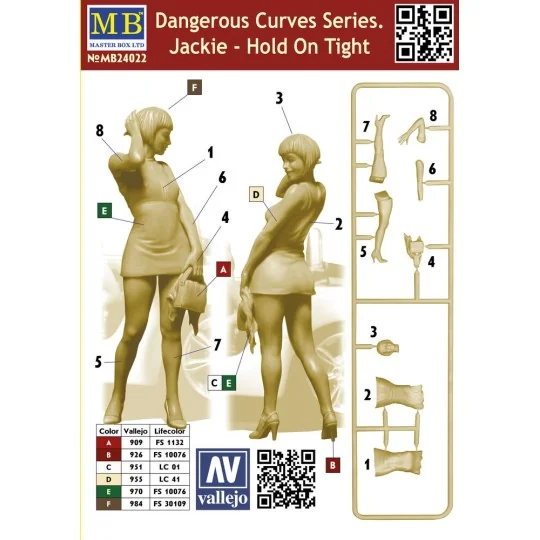 Jackie-Hold On Tight, 1/24 - Master Box Ltd. 24022 Jackie-Hold On Tight, 1/24 - Master Box Ltd. 24022