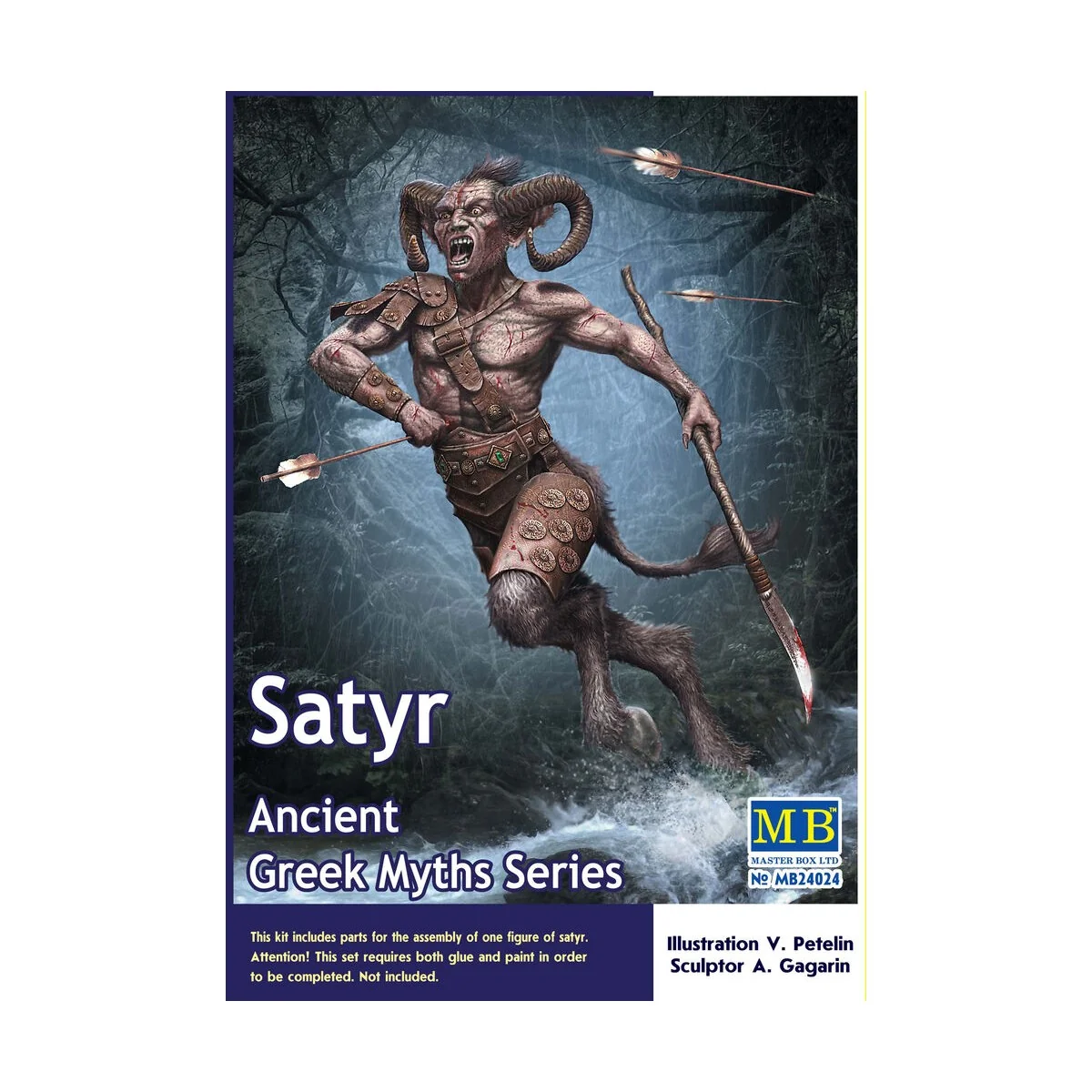 Ancient Greek Miths Series, Satyr, 1/24 - Master Box Ltd. 24024