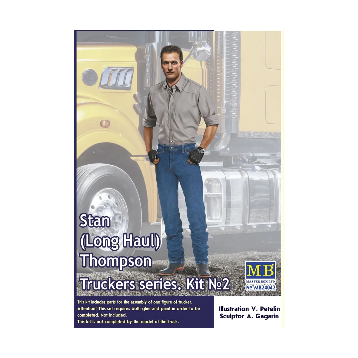 Stan (Long Haul)Thompson, Truckers series Kit No.2, 1/24 - Master B... Stan (Long Haul)Thompson, Truckers series Kit No.2, 1/24 - Master B...