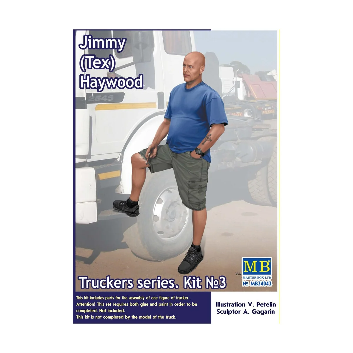 Jimmy (Tex) Haywood,Truckers series Kit3 - Master Box Ltd. 24043