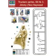 Jimmy (Tex) Haywood,Truckers series Kit3 - Master Box Ltd. 24043