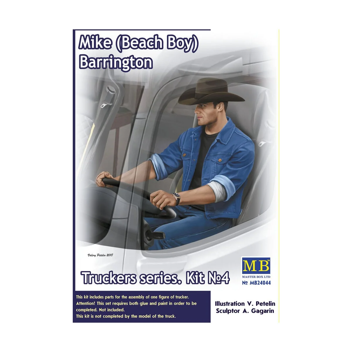 Truckers series.Mike(Beach Boy)Barringto - Master Box Ltd. 24044