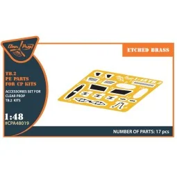 TB.2 PE parts for CP kits, 1/48 - Clear Prop Accessories CPA48019