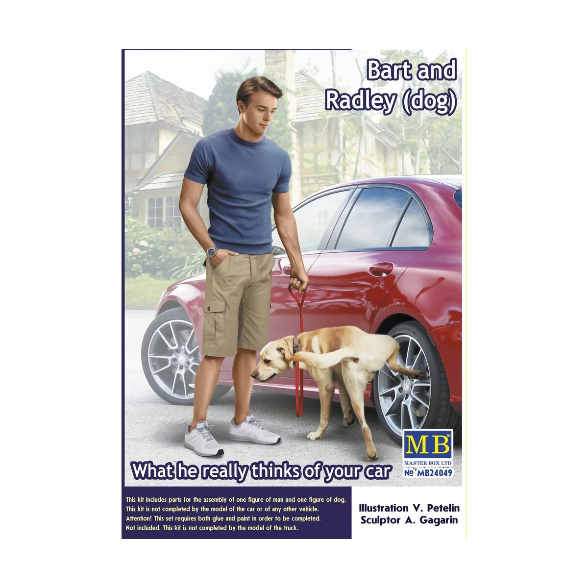 Bart and Radley (dog) What he really thinks of your car - Master Bo...