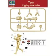 Jogging some miles. Tyra, 1/24 - Master Box Ltd. 24050