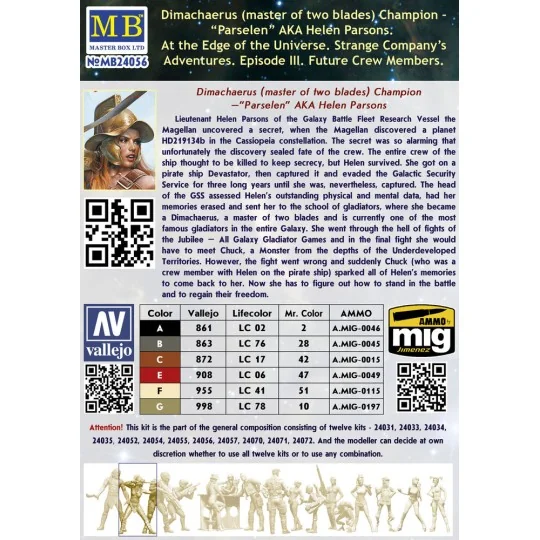 Parselen AKA Helen Parsons, 1/24 - Master Box Ltd. 24056