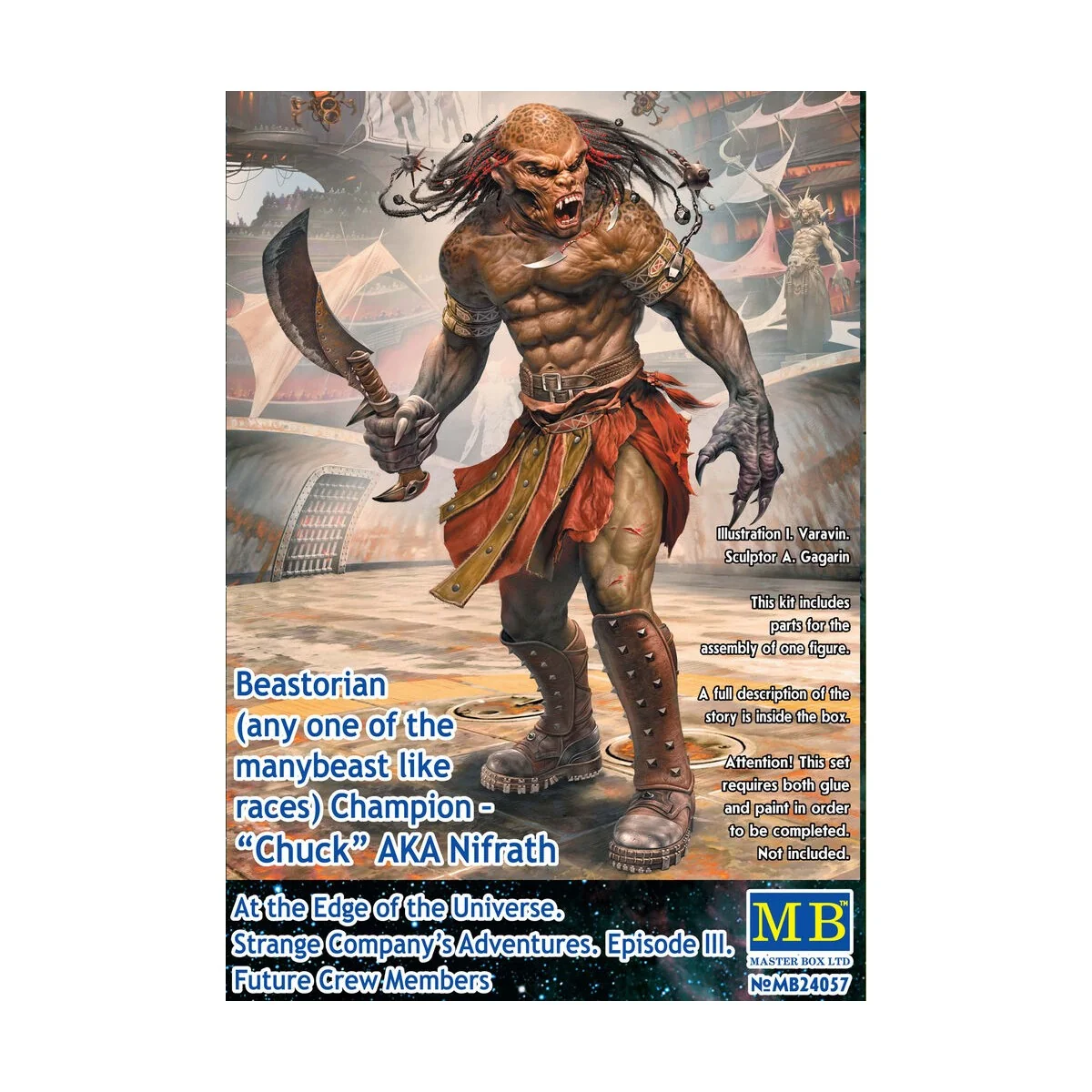 Chuck AKA Nifrath, 1/24 - Master Box Ltd. 24057 Chuck AKA Nifrath, 1/24 - Master Box Ltd. 24057