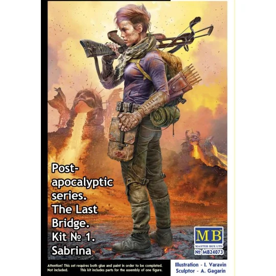 Post-Apocalyptic series. The last bridge. Kit No.1. Sabrina, 1/24 -...