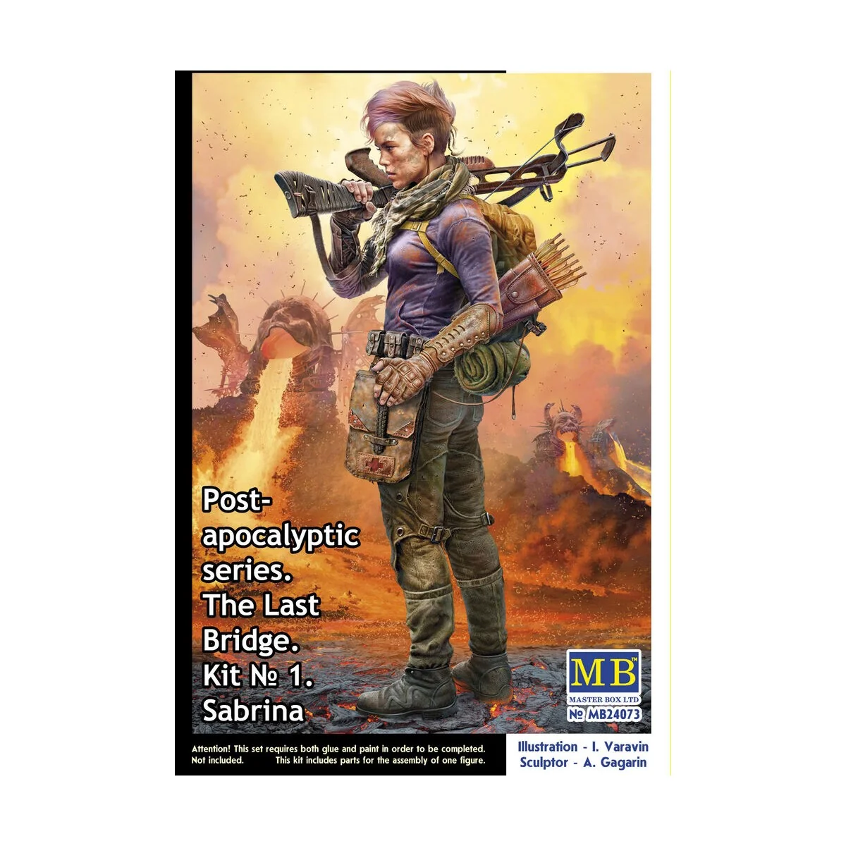Post-Apocalyptic series. The last bridge. Kit No.1. Sabrina, 1/24 -...