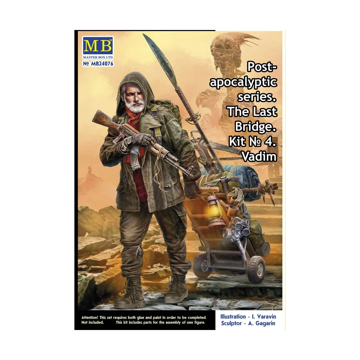 Vadim. Pst-apocalyptic series. The Last Bridge. Kit No.4, 1/24 - Ma...