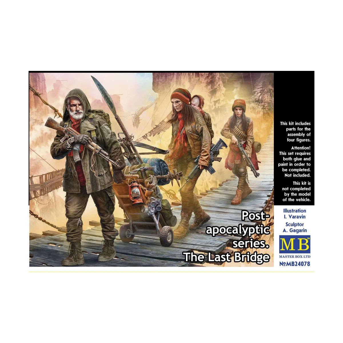 The Last Bridge. P?st-apocalyptic series, 1/24 - Master Box Ltd. 24078 The Last Bridge. P?st-apocalyptic series, 1/24 - Master Box Ltd. 24078
