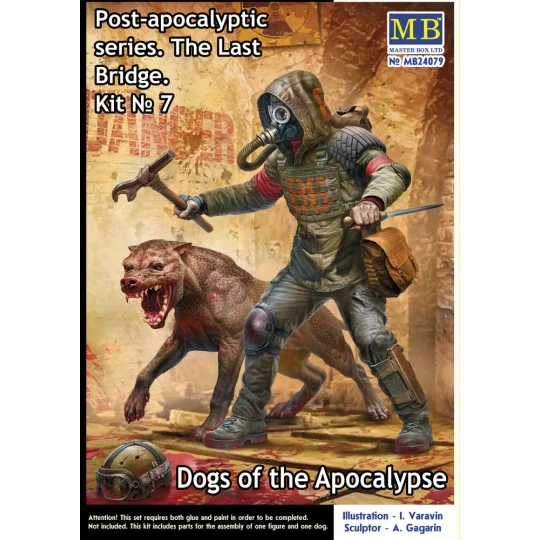 Post-apocalyptic series. The Last Bridge. Kit No. 7. Dogs of the Ap...