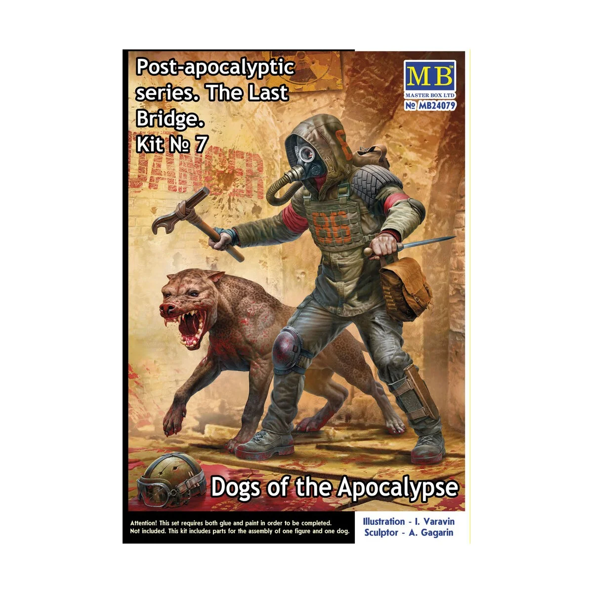 Post-apocalyptic series. The Last Bridge. Kit No. 7. Dogs of the Ap...