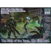 The birth of the Team. The First Raid, 1/24 - Master Box Ltd. 24084
