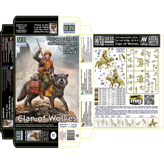 Post-apocalyptic series. The Last Bridge. Kit No. 8. Clan of Wolves...